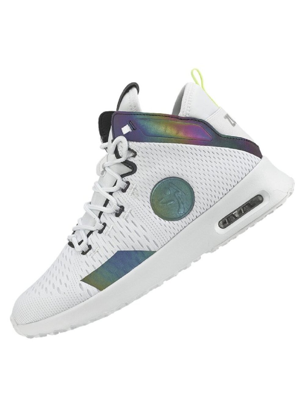 Zumba Air Funk Womens Shoes Size 13 White Holographic Mid Top